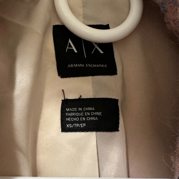 Oversized single-breasted coat - Armani Exchange - Picture 13 of 14